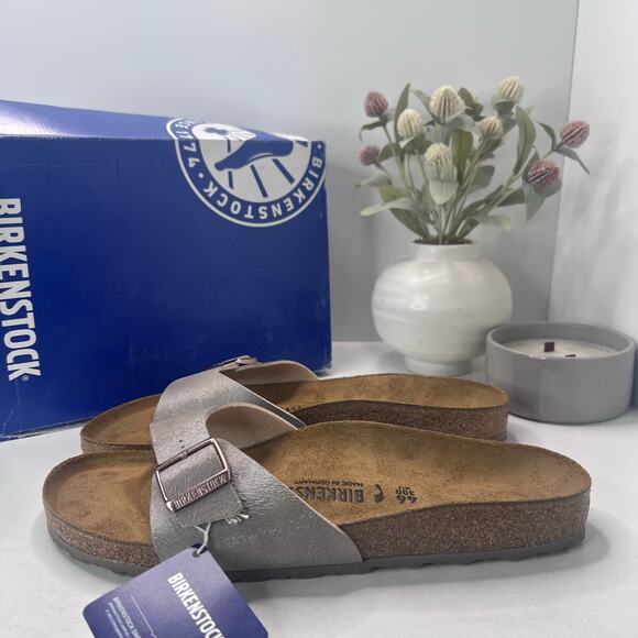 Birkenstock Madrid BS Birko Flur Sandal Animal Fascination Mud Men 13/EU 46 NWB - Picture 1 of 10